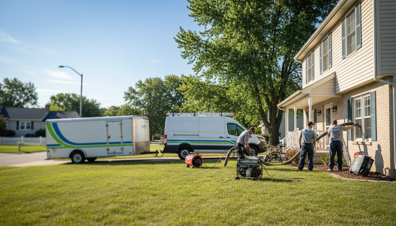 Flooded Basement Restoration And Cleanup With Repair in Filer City, MI near me